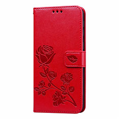 Leather Case Stands Flip Cover L05 Holder for Samsung Galaxy M31 Red
