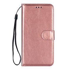 Leather Case Stands Flip Cover L05 Holder for Samsung Galaxy S20 5G Rose Gold