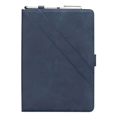 Leather Case Stands Flip Cover L05 Holder for Samsung Galaxy Tab S6 Lite 10.4 SM-P610 Blue