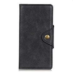 Leather Case Stands Flip Cover L05 Holder for Vivo Y70 (2020) Black