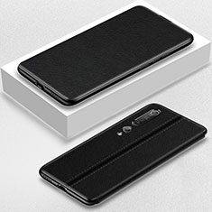 Leather Case Stands Flip Cover L05 Holder for Xiaomi Mi 10 Black