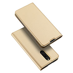 Leather Case Stands Flip Cover L05 Holder for Xiaomi Redmi 8 Gold