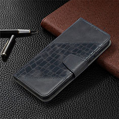 Leather Case Stands Flip Cover L05 Holder for Xiaomi Redmi 9C Black