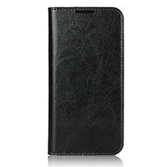 Leather Case Stands Flip Cover L05 Holder for Xiaomi Redmi Note 7 Black