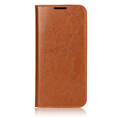 Leather Case Stands Flip Cover L05 Holder for Xiaomi Redmi Note 7 Orange