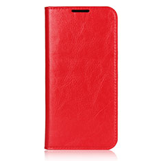 Leather Case Stands Flip Cover L05 Holder for Xiaomi Redmi Note 7 Pro Red
