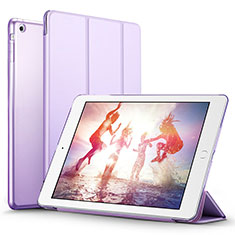 Leather Case Stands Flip Cover L06 for Apple iPad Mini 3 Purple