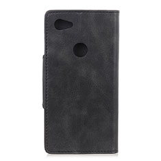 Leather Case Stands Flip Cover L06 Holder for Google Pixel 3a XL Black