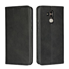 Leather Case Stands Flip Cover L06 Holder for Huawei Mate 20 Lite Black