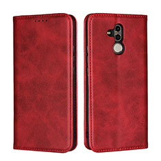 Leather Case Stands Flip Cover L06 Holder for Huawei Mate 20 Lite Red