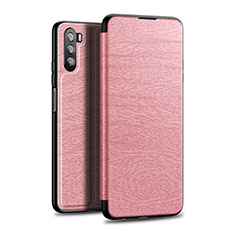 Leather Case Stands Flip Cover L06 Holder for Huawei Mate 40 Lite 5G Rose Gold