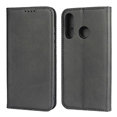 Leather Case Stands Flip Cover L06 Holder for Huawei Nova 4e Black