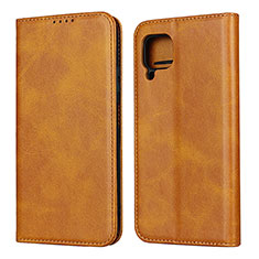 Leather Case Stands Flip Cover L06 Holder for Huawei Nova 7i Orange