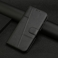 Leather Case Stands Flip Cover L06 Holder for Motorola Moto Edge S Pro 5G Black