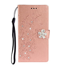 Leather Case Stands Flip Cover L06 Holder for Samsung Galaxy A51 5G Pink