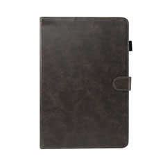 Leather Case Stands Flip Cover L06 Holder for Samsung Galaxy Tab S5e 4G 10.5 SM-T725 Dark Gray