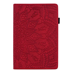 Leather Case Stands Flip Cover L06 Holder for Samsung Galaxy Tab S6 Lite 4G 10.4 SM-P615 Red