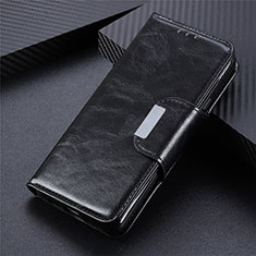 Leather Case Stands Flip Cover L06 Holder for Xiaomi Mi 10 Lite Black