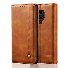 Leather Case Stands Flip Cover L06 Holder for Xiaomi Poco M2 Pro Orange