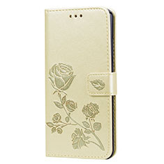 Leather Case Stands Flip Cover L07 Holder for Huawei Honor 8X Gold