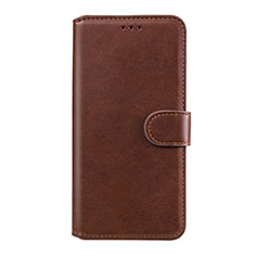Leather Case Stands Flip Cover L07 Holder for Huawei Honor 9A Brown