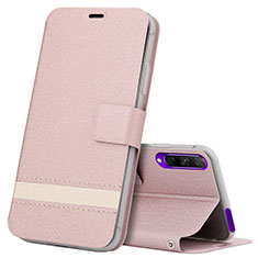 Leather Case Stands Flip Cover L07 Holder for Huawei Honor 9X Pro Rose Gold