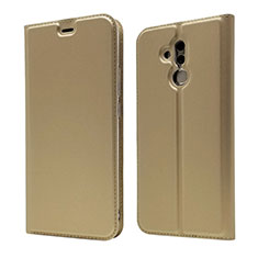 Leather Case Stands Flip Cover L07 Holder for Huawei Mate 20 Lite Gold