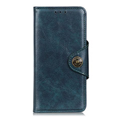 Leather Case Stands Flip Cover L07 Holder for Huawei Nova 8 SE 5G Blue