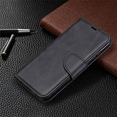 Leather Case Stands Flip Cover L07 Holder for Huawei P Smart (2020) Black