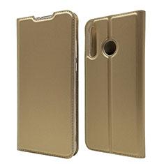 Leather Case Stands Flip Cover L07 Holder for Huawei P30 Lite Gold