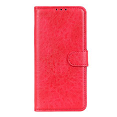 Leather Case Stands Flip Cover L07 Holder for LG K41S Red