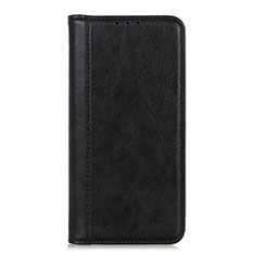 Leather Case Stands Flip Cover L07 Holder for LG Q52 Black