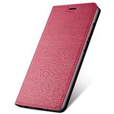 Leather Case Stands Flip Cover L07 Holder for Oppo A11 Red