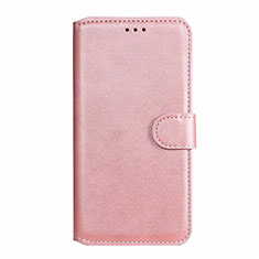 Leather Case Stands Flip Cover L07 Holder for Realme 6s Rose Gold