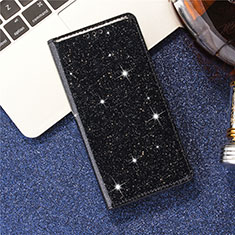 Leather Case Stands Flip Cover L07 Holder for Samsung Galaxy S20 Black
