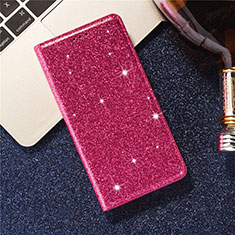 Leather Case Stands Flip Cover L07 Holder for Samsung Galaxy S20 Ultra 5G Red