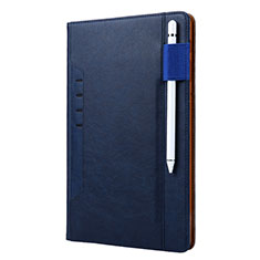 Leather Case Stands Flip Cover L07 Holder for Samsung Galaxy Tab S6 10.5 SM-T860 Blue