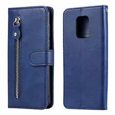 Leather Case Stands Flip Cover L07 Holder for Xiaomi Poco M2 Pro Blue