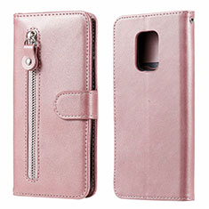 Leather Case Stands Flip Cover L07 Holder for Xiaomi Poco M2 Pro Rose Gold