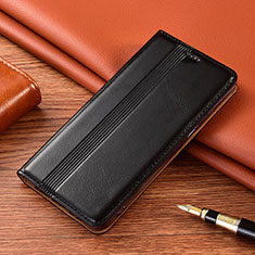 Leather Case Stands Flip Cover L07 Holder for Xiaomi Poco X3 Pro Black