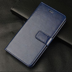 Leather Case Stands Flip Cover L08 Holder for Huawei Honor 10 Lite Blue