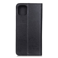 Leather Case Stands Flip Cover L08 Holder for Huawei Honor 30S Black