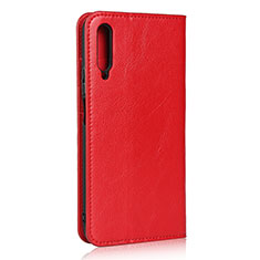 Leather Case Stands Flip Cover L08 Holder for Huawei Honor 9X Pro Red