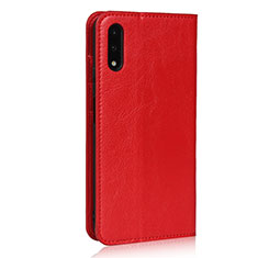 Leather Case Stands Flip Cover L08 Holder for Huawei Honor 9X Red
