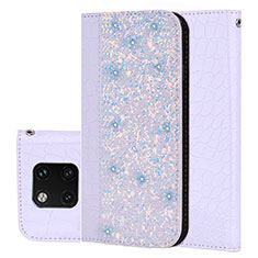 Leather Case Stands Flip Cover L08 Holder for Huawei Mate 20 Pro Gray