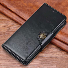 Leather Case Stands Flip Cover L08 Holder for Huawei Nova 6 SE Black