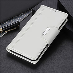 Leather Case Stands Flip Cover L08 Holder for Huawei Nova 8 5G White
