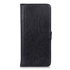 Leather Case Stands Flip Cover L08 Holder for Huawei Nova 8 SE 5G Black