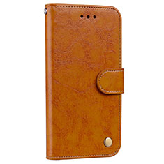 Leather Case Stands Flip Cover L08 Holder for Huawei P20 Pro Orange