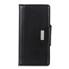 Leather Case Stands Flip Cover L08 Holder for Huawei P40 Lite E Black